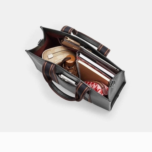 Coach Black Smith Tote Bag - Picture 8 of 11